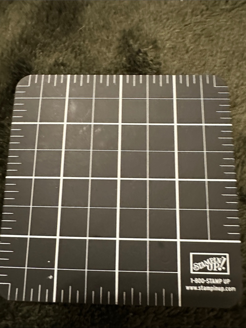Stampin' Up! Mat Pack- Black Grid Mat with Template for Piercing and Eyelets - Picture 3 of 8